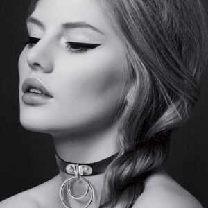 Collier Fetish avec double anneau - Bijoux pour Toi