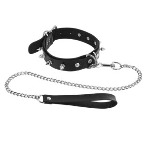 Collier à pointes & laisse - Fetish Tentation