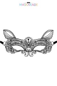 Loup broderie souple Pleine Lune