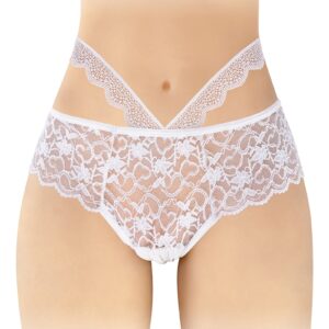 Culotte ouverte blanche Marie - Fashion Secret