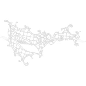 Loup blanc Croissant de lune - Makarade