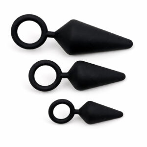 kit d'entrainement anal 3 plugs silicone - Litolu