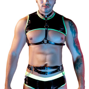 Ensemble sexy fluo 4 pièces - J Lingerie