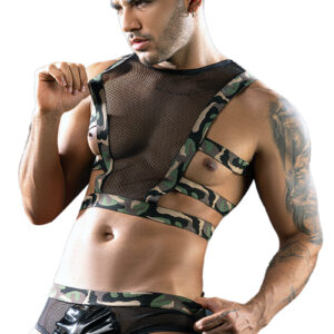 Tenue sexy US Army 3 pièces - J Lingerie