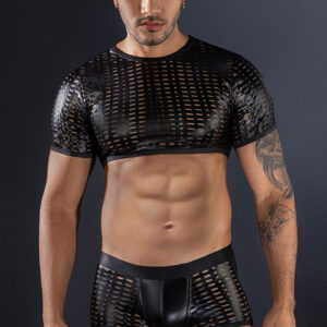 Ensemble top et boxer noir - J Lingerie