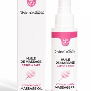 Huile de massage BIO barbe à papa - Divinextases