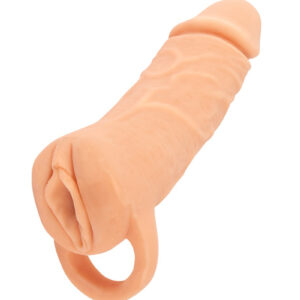 Masturbateur et extension de pénis 18,5 cm - Nature Skin