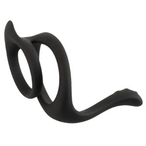 Cock & Ball Ring liquid silicone avec écarteur de périnée - Erecto
