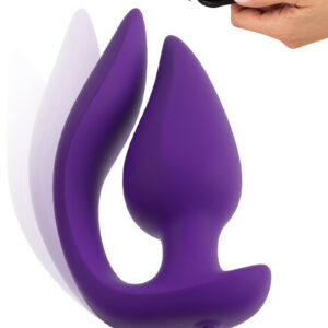 Plug et stimulateur externe vibrant 2 en 1 - Sweet Smile
