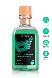 Huile de massage embrassable Sexy Therapy Pomme
