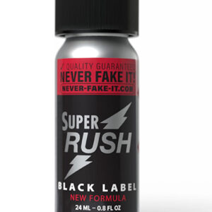 Poppers Super Rush Black Label Aluminium 24ml