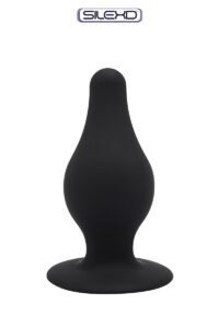 Plug anal The Original Model 2 noir 9,3 cm - SilexD