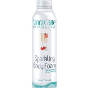Mousse massage crépitante Vin pétillant Fraise - Amoréane