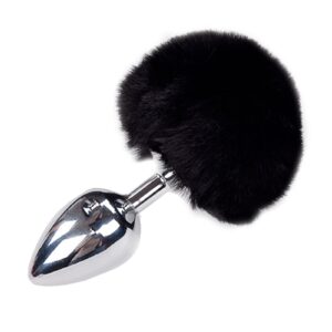 Plug métal Fluffy L noir - Alive