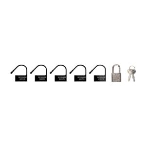 6 Cadenas noir - Mancage