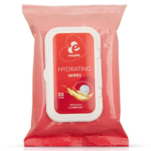 25 lingettes hydratantes avec lubrifiant et huiles - EasyGlide