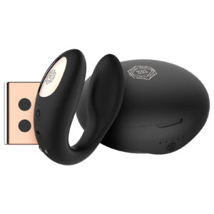 Vibro pour couple C-Shape  - Rosy Gold