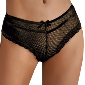 Tanga noir dentelle - Paris Hollywood