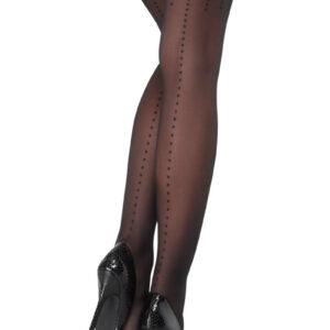 Bas autofixants noir Hold up 2 - Cotelli Legwear