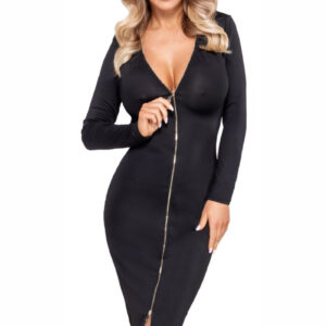 Robe noire à manches longues - Cotelly Party