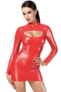 Mini robe Bombshell F367 - Noir Handmade