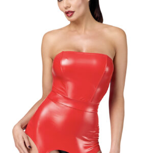 Corset à jarretelles Bombshell F368 - Noir Handmade